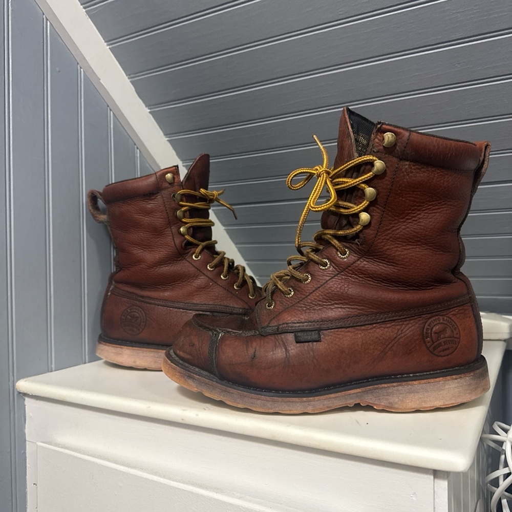 Red wing Irish setter boots